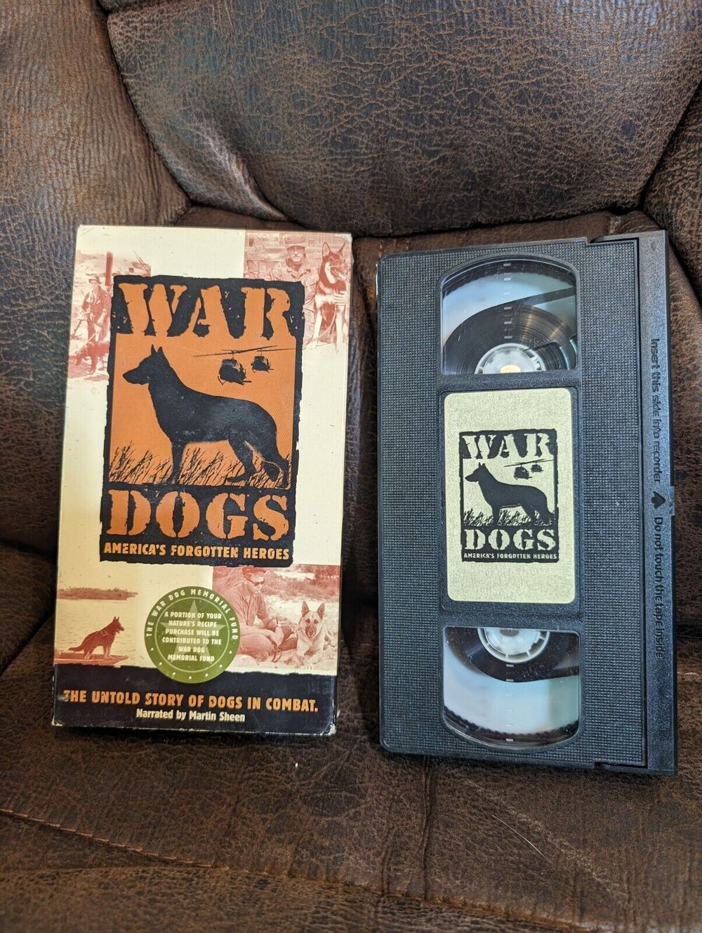 War Dogs America's Forgotten Heroes: Untold Story of Dogs in Combat VHS Vietnam